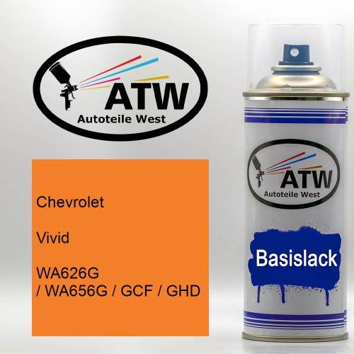 Chevrolet, Vivid, WA626G / WA656G / GCF / GHD: 400ml Sprühdose, von ATW Autoteile West.
